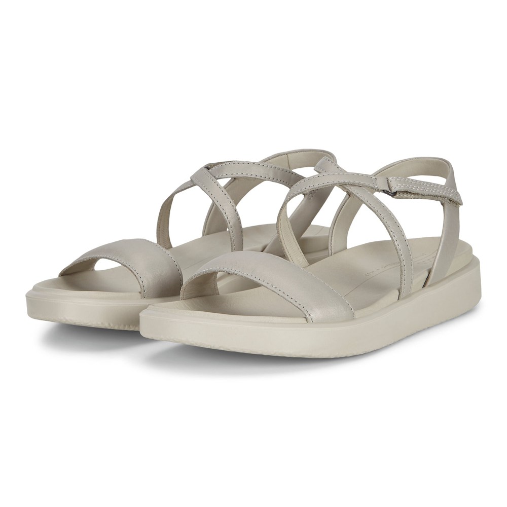 ECCO Womens Sandals White - Flowt Lx - UAW-485912